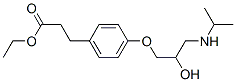 ethyl 3-[4-[2-hydroxy-3-(propan-2-ylamino)propoxy]phenyl]propanoate CAS#: 81147-95-7