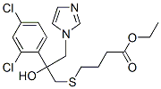ethyl 4-[2-(2,4-dichlorophenyl)-2-hydroxy-3-imidazol-1-yl-propyl]sulfa nylbutanoate CAS#: 87049-53-4