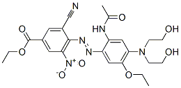 ethyl 4-[[2-(acetylamino)-4-[bis(2-hydroxyethyl)amino]-5-ethoxyphenyl]azo]-3-cyano-5-nitrobenzoate CAS#: 82760-40-5