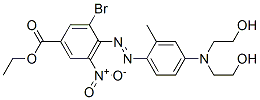 ethyl 4-[[4-[bis(2-hydroxyethyl)amino]-2-tolyl]azo]-3-bromo-5-nitrobenzoate CAS#: 82760-43-8