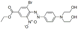 ethyl 4-[[4-[bis(2-hydroxyethyl)amino]phenyl]azo]-3-bromo-5-nitrobenzoate CAS#: 82760-41-6