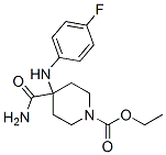 ethyl 4-carbamoyl-4-[(4-fluorophenyl)amino]piperidine-1-carboxylate CAS#: 80912-41-0
