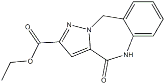 ethyl 4-oxo-5,10-dihydro-4H-benzo[e]pyrazolo[1,5-a][1,4]diazepine-2-carboxylate CAS#: 87592-06-1