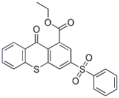 ethyl 9-oxo-3-(phenylsulphonyl)-9H-thioxanthene-1-carboxylate CAS#: 81116-48-5