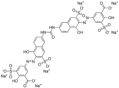 hexasodium 3,3'-[carbonylbis[imino(1-hydroxy-3-sulphonatonaphthalene-6,2-diyl)azo]]bis[6-hydroxy-5-sulphonatobenzoate] CAS#: 84041-78-1