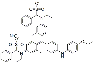 hydrogen [4-[[4-[(4-ethoxyphenyl)amino]phenyl][4-[ethyl(sulphonatobenzyl)amino]-o-tolyl]methylene]-3-methylcyclohexa-2,5-dien-1-ylidene](ethyl)(sulphonatobenzyl)ammonium, sodium salt CAS#: 85188-24-5