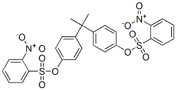 isopropylidenedi-p-phenylene bis(2-nitrobenzenesulphonate) CAS#: 84963-06-4