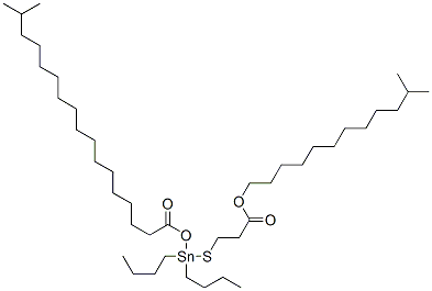 isotridecyl 3-[[dibutyl[(1-oxoisooctadecyl)oxy]stannyl]thio]propionate CAS#: 84803-43-0