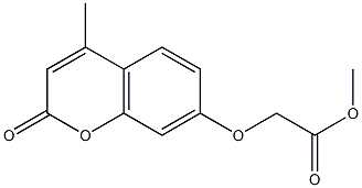 methyl 2-(4-methyl-2-oxochromen-7-yl)oxyacetate CAS#: 89316-64-3