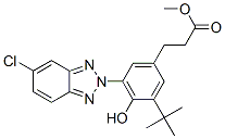methyl 3-[3-tert-butyl-4-hydroxy-5-(5-chloro-2H-benzotriazol-2-yl)phenyl]propionate CAS#: 83044-91-1