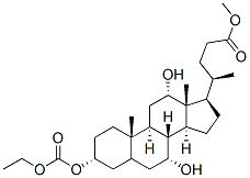 methyl 3alpha-[(ethoxycarbonyl)oxy]-7alpha,12alpha-dihydroxycholan-24-oate CAS#: 83861-28-3