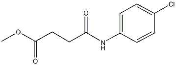 methyl 4-(4-chloroanilino)-4-oxobutanoate CAS#: 86396-55-6
