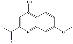 methyl 4-hydroxy-7-methoxy-8-methylquinoline-2-carboxylate CAS#: 801281-89-0