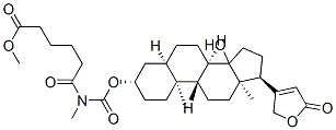 methyl 5-[[(3S,5R,8R,9S,10S,13R,17S)-14-hydroxy-10,13-dimethyl-17-(5-o xo-2H-furan-3-yl)-1,2,3,4,5,6,7,8,9,11,12,15,16,17-tetradecahydrocyclo penta[a]phenanthren-3-yl]oxycarbonylmethylcarbamoyl]pentanoate CAS#: 81072-22-2