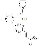 methyl (E)-3-[6-[1-hydroxy-1-(4-methylphenyl)-3-(1-pyrrolidinyl)propyl]-2-pyridyl]acrylate CAS#: 87849-05-6