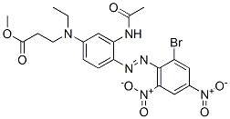 methyl N-[3-(acetylamino)-4-[(2-bromo-4,6-dinitrophenyl)azo]phenyl]-N-ethyl-beta-alaninate CAS#: 88351-61-5