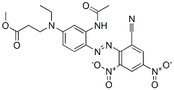 methyl N-[3-(acetylamino)-4-[(2-cyano-4,6-dinitrophenyl)azo]phenyl]-N-ethyl-beta-alaninate CAS#: 88351-59-1