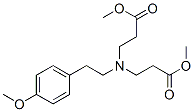 methyl N-(3-methoxy-3-oxopropyl)-N-[2-(4-methoxyphenyl)ethyl]-beta-alaninate CAS#: 85098-69-7