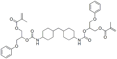 methylenebis[4,1-cyclohexanediyliminocarbonyloxy[2-(phenoxymethyl)-2,1-ethanediyl]] bismethacrylate CAS#: 82088-11-7