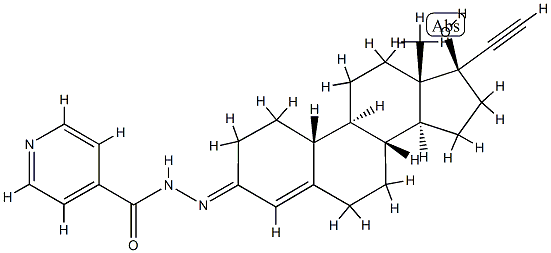 norethindrone isonicotinyl hydrazone CAS#: 86762-75-6