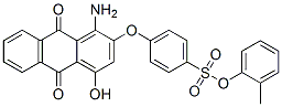 o-tolyl p-[(1-amino-9,10-dihydro-4-hydroxy-9,10-dioxo-2-anthryl)oxy]benzenesulphonate CAS#: 82457-16-7