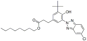 octyl 3-[3-tert-butyl-4-hydroxy-5-(5-chloro-2H-benzotriazol-2-yl)phenyl]propionate CAS#: 83044-89-7