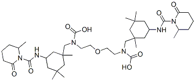 oxydiethylene bis[[[1,3,3-trimethyl-5-[[(2-methyl-6-oxo-1-piperidyl)carbonyl]amino]cyclohexyl]methyl]carbamate] CAS#: 84540-30-7
