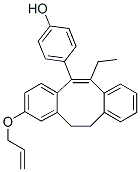 p-(2-Allyloxy-6-ethyl-11,12-dihydrodibenzo[a,e]cycloocten-5-yl)phenol CAS#: 85850-87-9