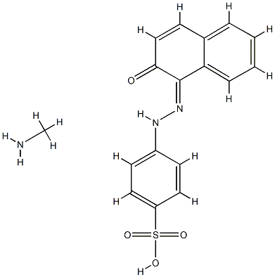 p-[(2-hydroxy-1-naphthyl)azo]benzenesulphonic acid, compound with methylamine (1:1) CAS#: 85030-27-9