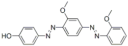 p-[[2-methoxy-4-[(2-methoxyphenyl)azo]phenyl]azo]phenol CAS#: 85136-55-6