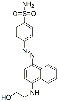 p-[[4-[(2-hydroxyethyl)amino]-1-naphthyl]azo]benzenesulphonamide CAS#: 83592-04-5