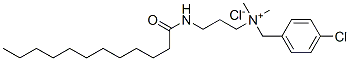 (p-chlorobenzyl)dimethyl[3-[(1-oxododecyl)amino]propyl]ammonium chloride CAS#: 84697-05-2