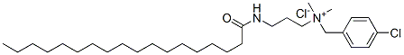 (p-chlorobenzyl)dimethyl[3-[(1-oxooctadecyl)amino]propyl]ammonium chloride CAS#: 84697-04-1