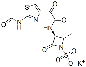 potassium (2S-trans)-3-[[[2-(formylamino)thiazol-4-yl]oxoacetyl]amino]-2-methyl-4-oxoazetidine-1-sulphonate CAS#: 88023-65-8