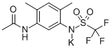potassium N-[2,4-dimethyl-5-(trifluoromethylsulfonylamino)phenyl]ethan imidate CAS#: 83601-83-6