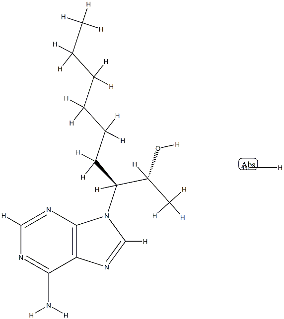 rac erythro-9-(2-Hydroxy-3-nonyl)adenine, Hydrochloride CAS#: 81408-49-3