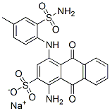 sodium 1-amino-4-[[(aminosulphonyl)-4-methylphenyl]amino]-9,10-dihydro-9,10-dioxoanthracene-2-sulphonate CAS#: 85280-21-3