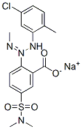 sodium 2-[3-(5-chloro-2-tolyl)-1-methyltriazen-2-yl]-5-[(dimethylamino)sulphonyl]benzoate CAS#: 85030-43-9