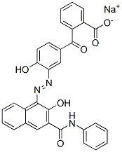 sodium 2-[4-hydroxy-3-[[2-hydroxy-3-[(phenylamino)carbonyl]-1-naphthyl]azo]benzoyl]benzoate CAS#: 85204-11-1