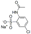 sodium 2-acetamido-5-chlorobenzenesulphonate CAS#: 84963-38-2
