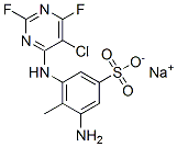 sodium 2-amino-6-[(5-chloro-2,6-difluoro-4-pyrimidinyl)amino]toluene-4-sulphonate CAS#: 84100-32-3