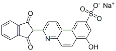 sodium 3-(2,3-dihydro-1,3-dioxo-1H-inden-2-yl)-7-hydroxybenzo[f]quinoline-9-sulphonate CAS#: 83929-59-3