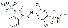 sodium 3-[[2,5-dichloro-4-[(ethylamino)sulphonyl]phenyl]azo]-2-methyl-1H-indolesulphonate CAS#: 83232-43-3