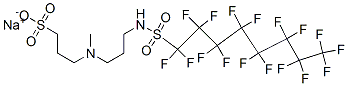 sodium 3-[[3-[[(heptadecafluorooctyl)sulphonyl]amino]propyl]methylamino]propanesulphonate CAS#: 85665-65-2