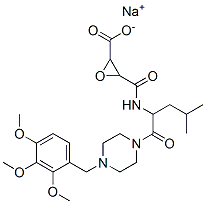 sodium 3-[[4-methyl-1-oxo-1-[4-[(2,3,4-trimethoxyphenyl)methyl]piperaz in-1-yl]pentan-2-yl]carbamoyl]oxirane-2-carboxylate CAS#: 84456-41-7