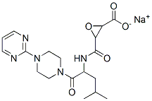 sodium 3-[[4-methyl-1-oxo-1-(4-pyrimidin-2-ylpiperazin-1-yl)pentan-2-y l]carbamoyl]oxirane-2-carboxylate CAS#: 84456-45-1