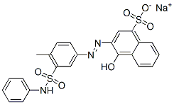 sodium 3-[[5-(anilinosulphonyl)-4-methylphenyl]azo]-4-hydroxynaphthalene-1-sulphonate CAS#: 85959-52-0