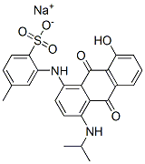 sodium 3-[[9,10-dihydro-8-hydroxy-4-(isopropylamino)-9,10-dioxo-1-anthryl]amino]toluene-4-sulphonate CAS#: 83006-72-8