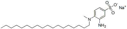 sodium 3-amino-4-(methyloctadecylamino)benzenesulphonate CAS#: 85204-32-6