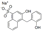 sodium 3-hydroxy-4-[(2-hydroxyphenyl)methyl]naphthalenesulphonate CAS#: 85455-71-6